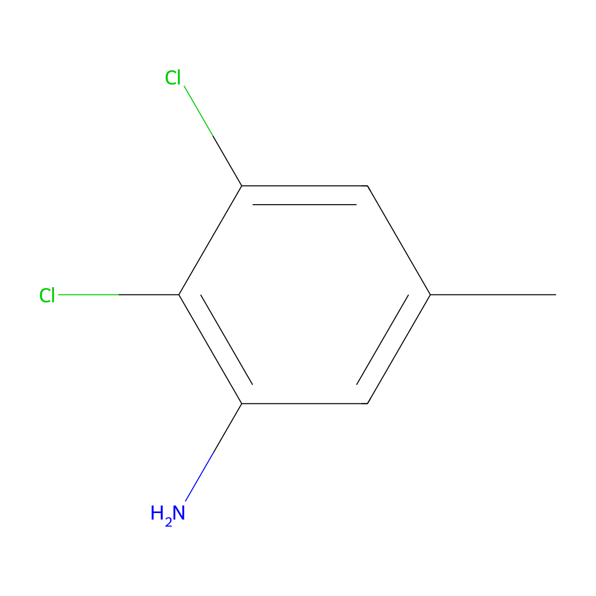 2,3-Dichloro-5-methylaniline molecular structure, CAS 13711-29-0