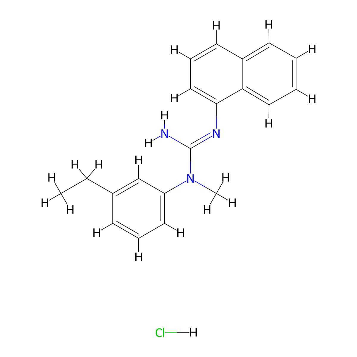 Aptiganel Hydrochloride molecular structure, CAS 137160-11-3