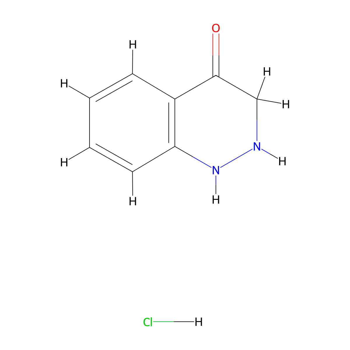 2,3-Dihydrocinnolin-4(1H)-one hydrochloride molecular structure, CAS 137195-33-6