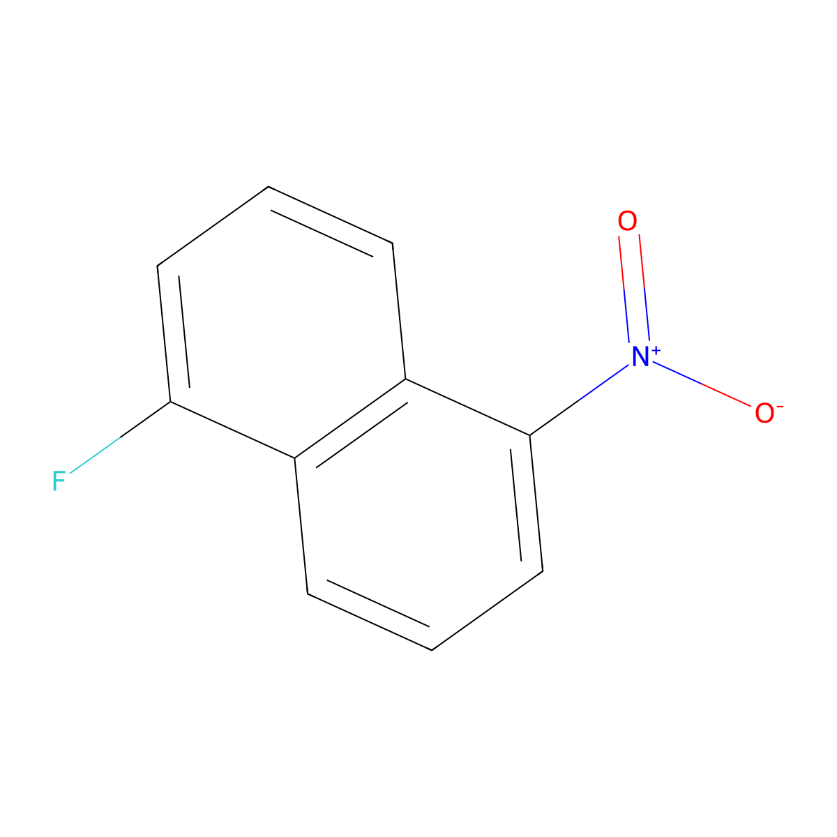 1-Fluoro-5-nitronaphthalene molecular structure, CAS 13720-44-0