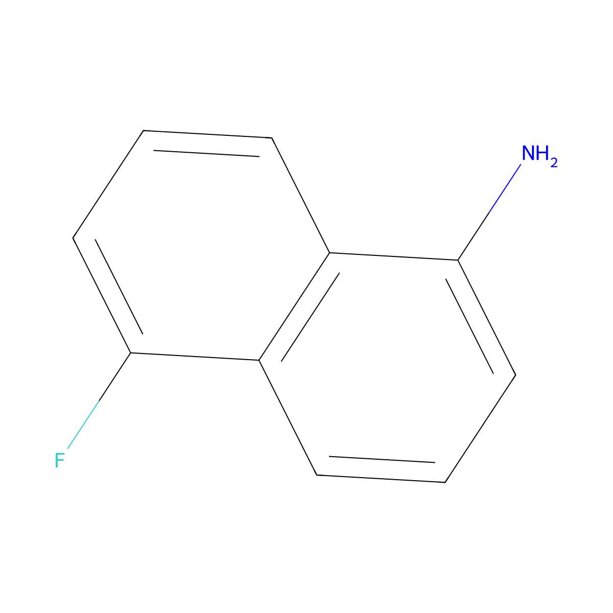1-Amino-5-fluoronaphthalene molecular structure, CAS 13720-49-5