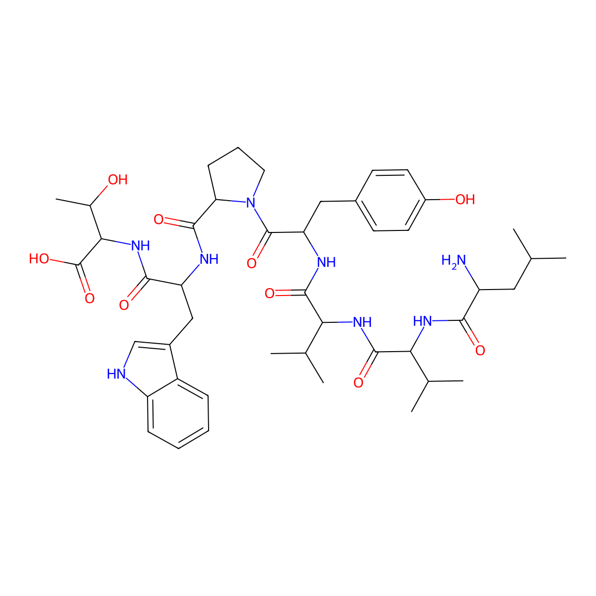 Spinorphin molecular structure, CAS 137201-62-8