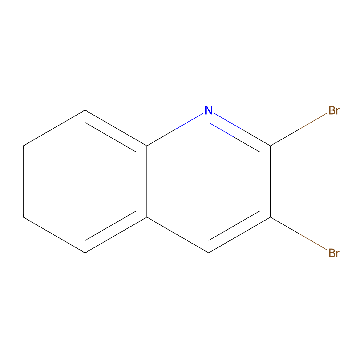 2,3-Dibromoquinoline molecular structure, CAS 13721-00-1