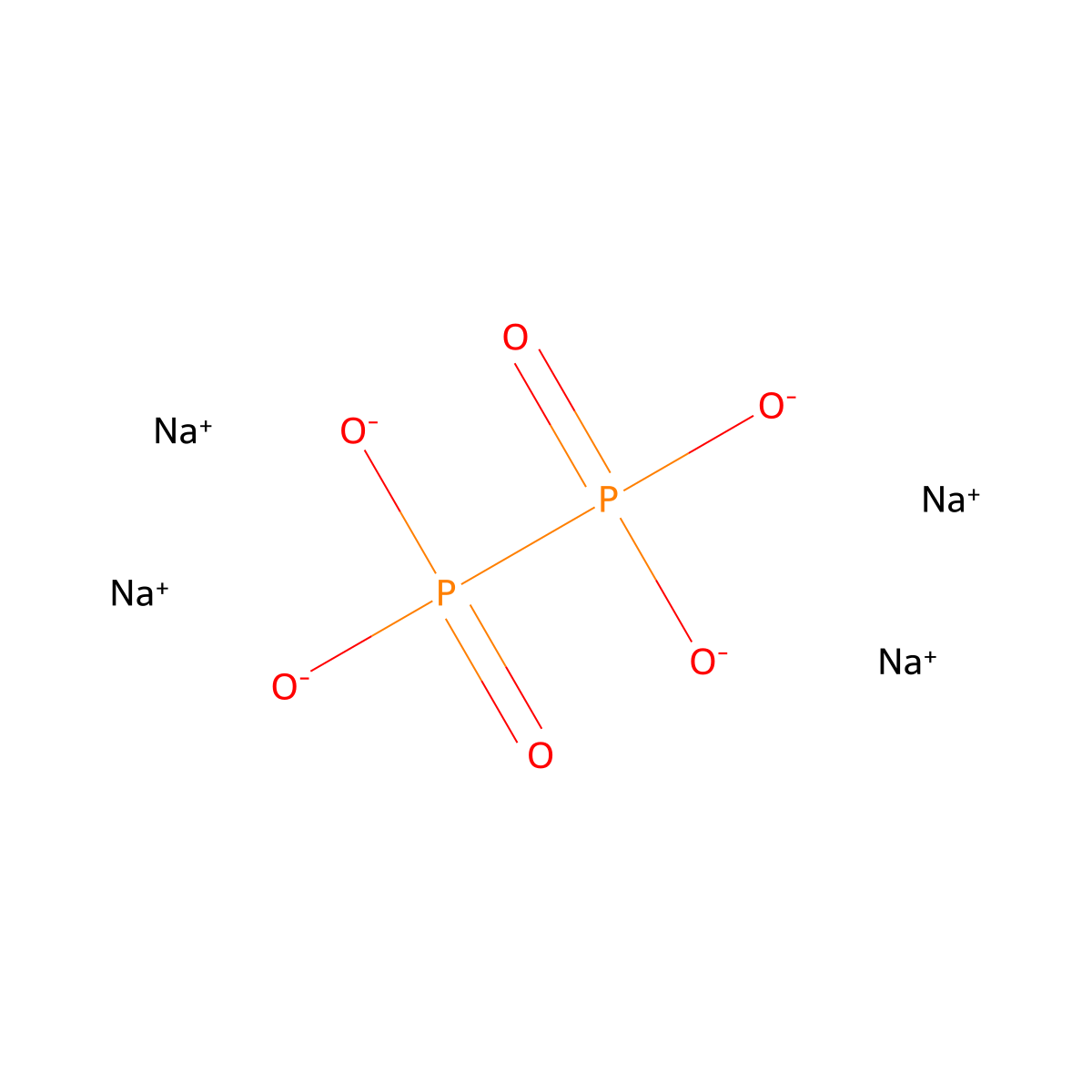 Sodium hypophosphate molecular structure, CAS 13721-43-2
