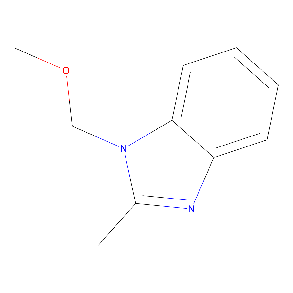 1-(Methoxymethyl)-2-methyl-1H-benzo[d]imidazole molecular structure, CAS 1372135-02-8