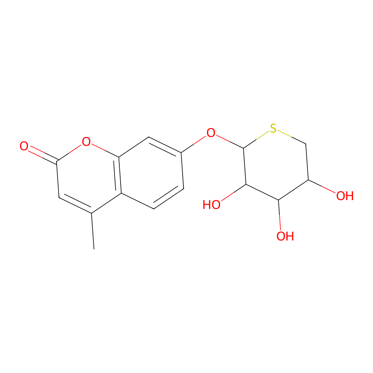 Odiparcil molecular structure, CAS 137215-12-4