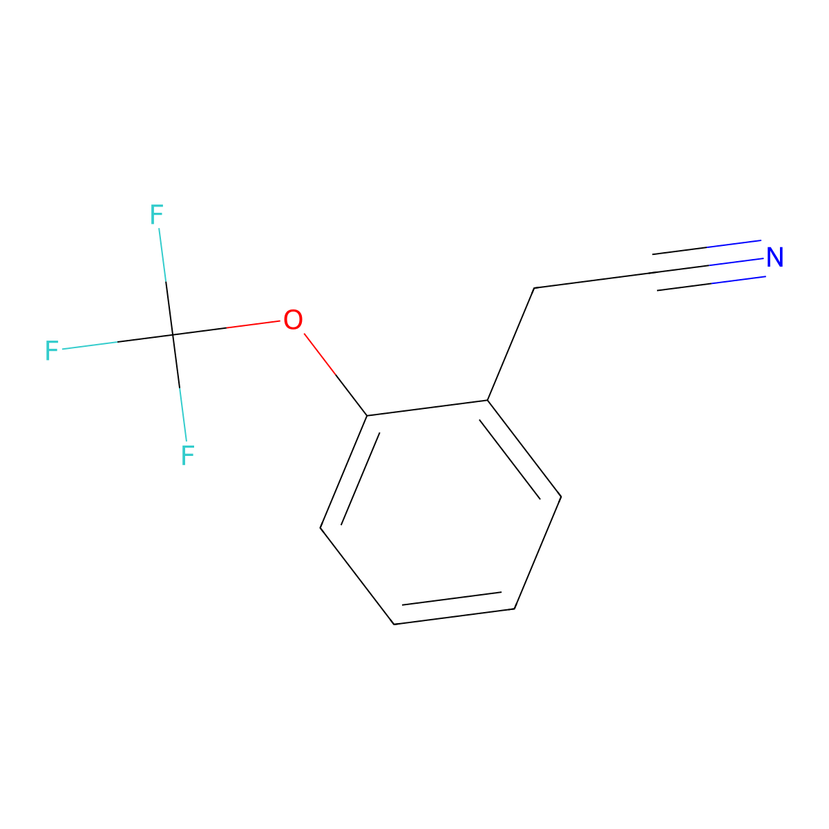 2-(Trifluoromethoxy)phenylacetonitrile molecular structure, CAS 137218-25-8