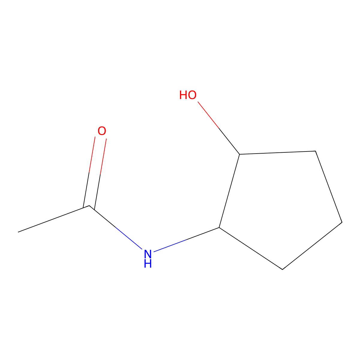 N-[(1S,2S)-2-Hydroxycyclopentyl]acetamide molecular structure, CAS 137254-02-5
