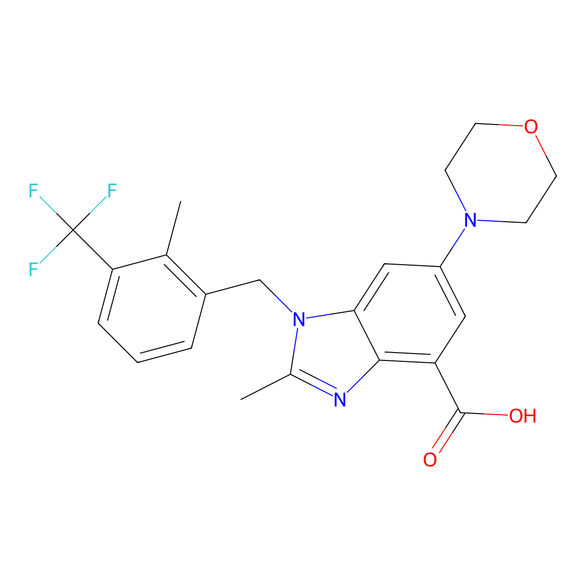 Gsk-2636771 molecular structure, CAS 1372540-25-4