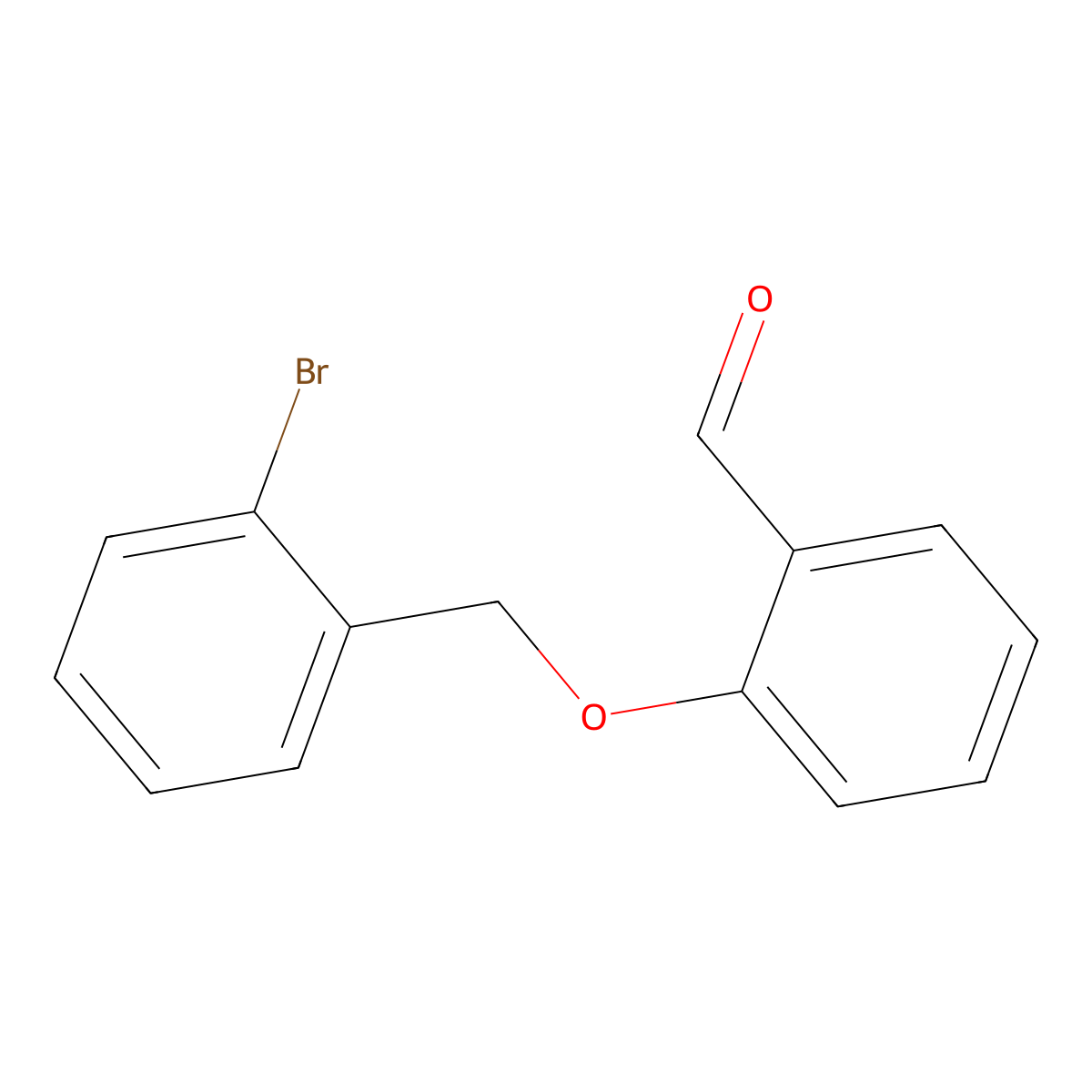 2-[(2-Bromophenyl)methoxy]benzaldehyde molecular structure, CAS 137266-01-4