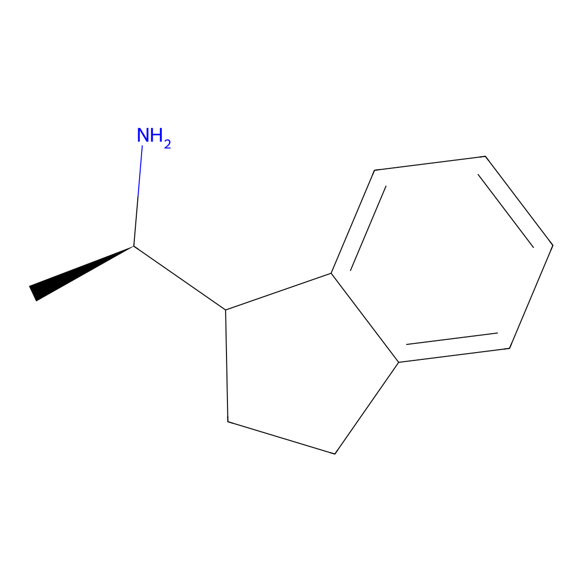 (1r)-1-(2,3-Dihydro-1h-inden-1-yl)ethan-1-amine molecular structure, CAS 1372863-06-3