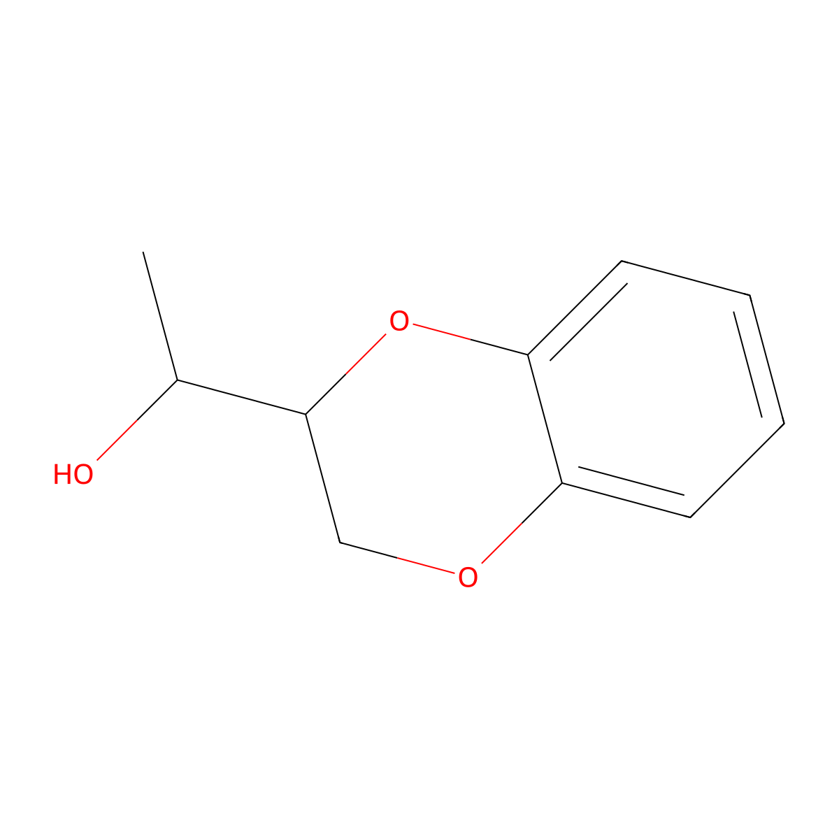 (1S)-1-(2,3-dihydro-1,4-benzodioxin-2-yl)ethan-1-ol molecular structure, CAS 1372912-64-5