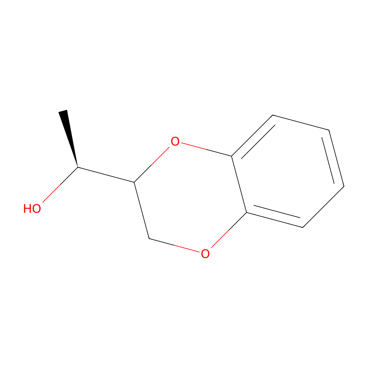 (1S)-1-(2,3-dihydro-1,4-benzodioxin-2-yl)ethan-1-ol molecular structure, CAS 1372912-64-5
