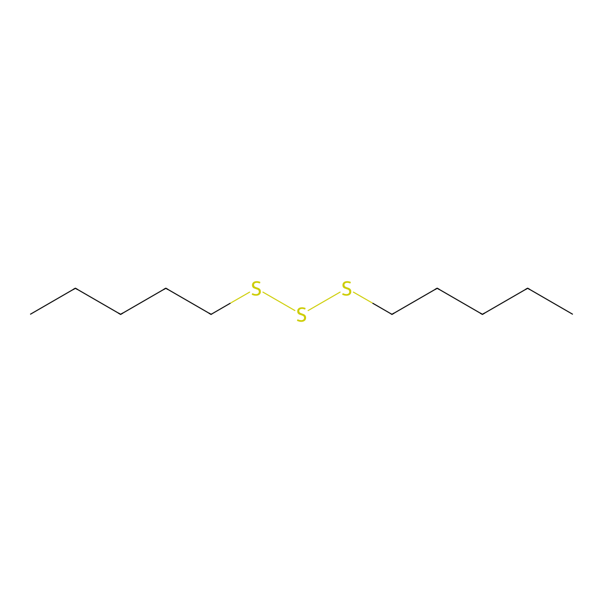 1,3-Dipentyltrisulfane molecular structure, CAS 13730-36-4
