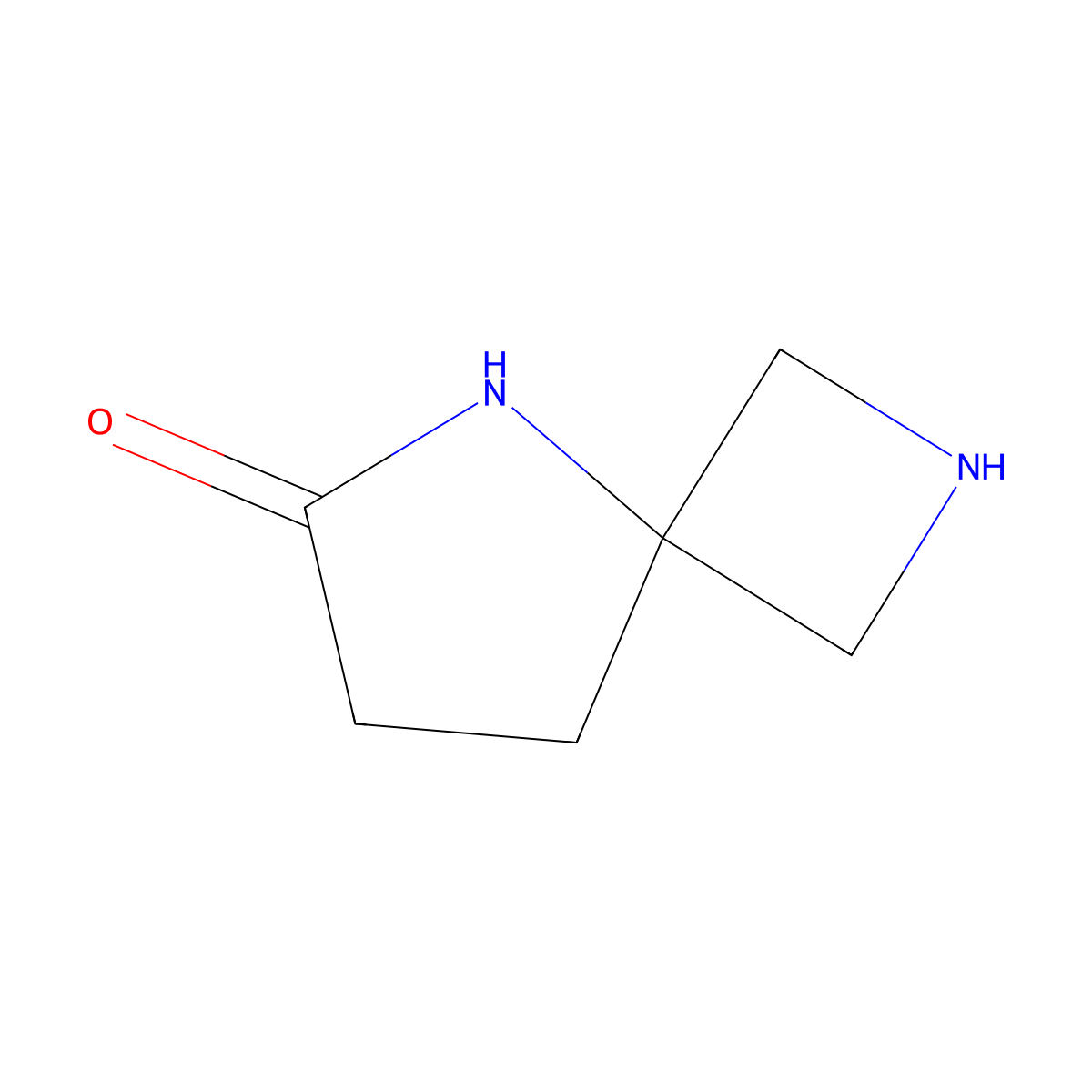 2,5-Diazaspiro[3.4]octan-6-one molecular structure, CAS 1373028-77-3