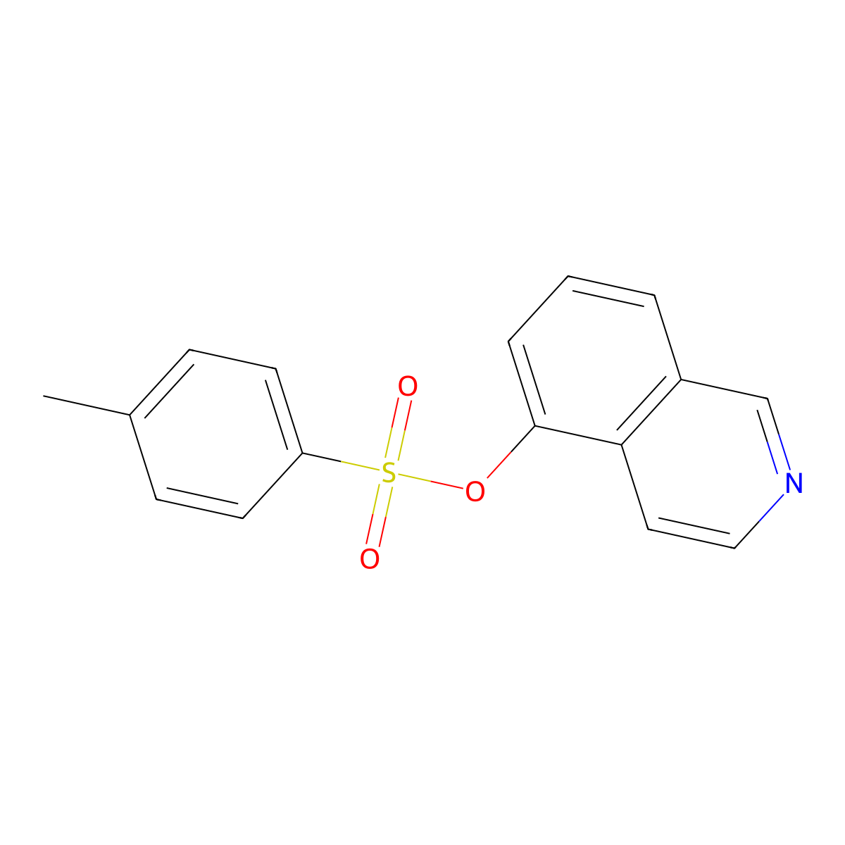 Isoquinolin-5-yl 4-methylbenzene-1-sulfonate molecular structure, CAS 1373046-00-4