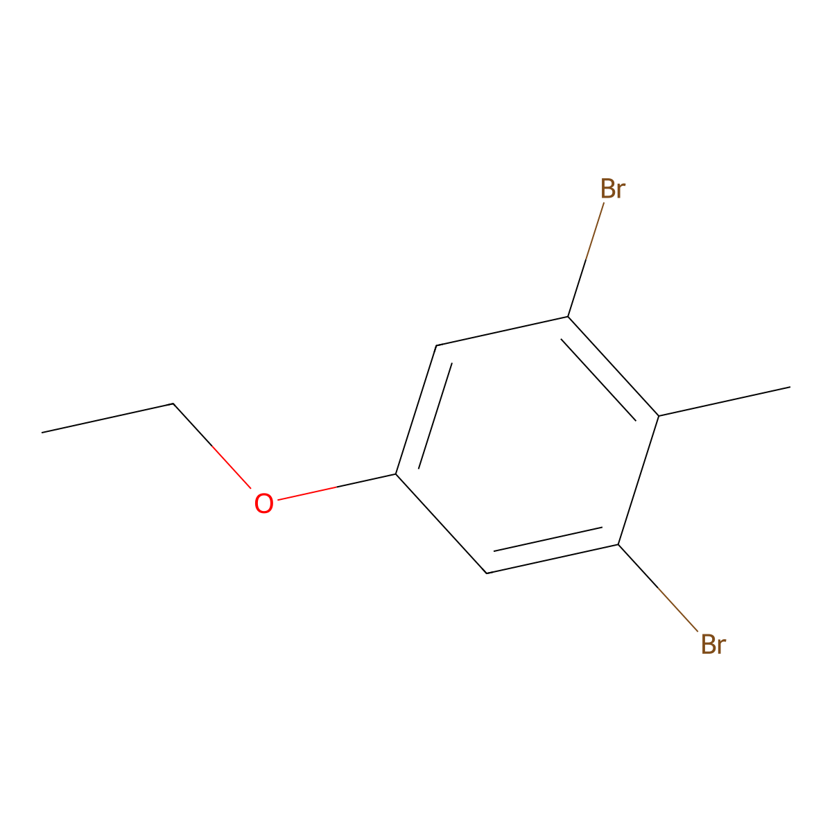 1,3-Dibromo-5-ethoxy-2-methylbenzene molecular structure, CAS 1373120-97-8