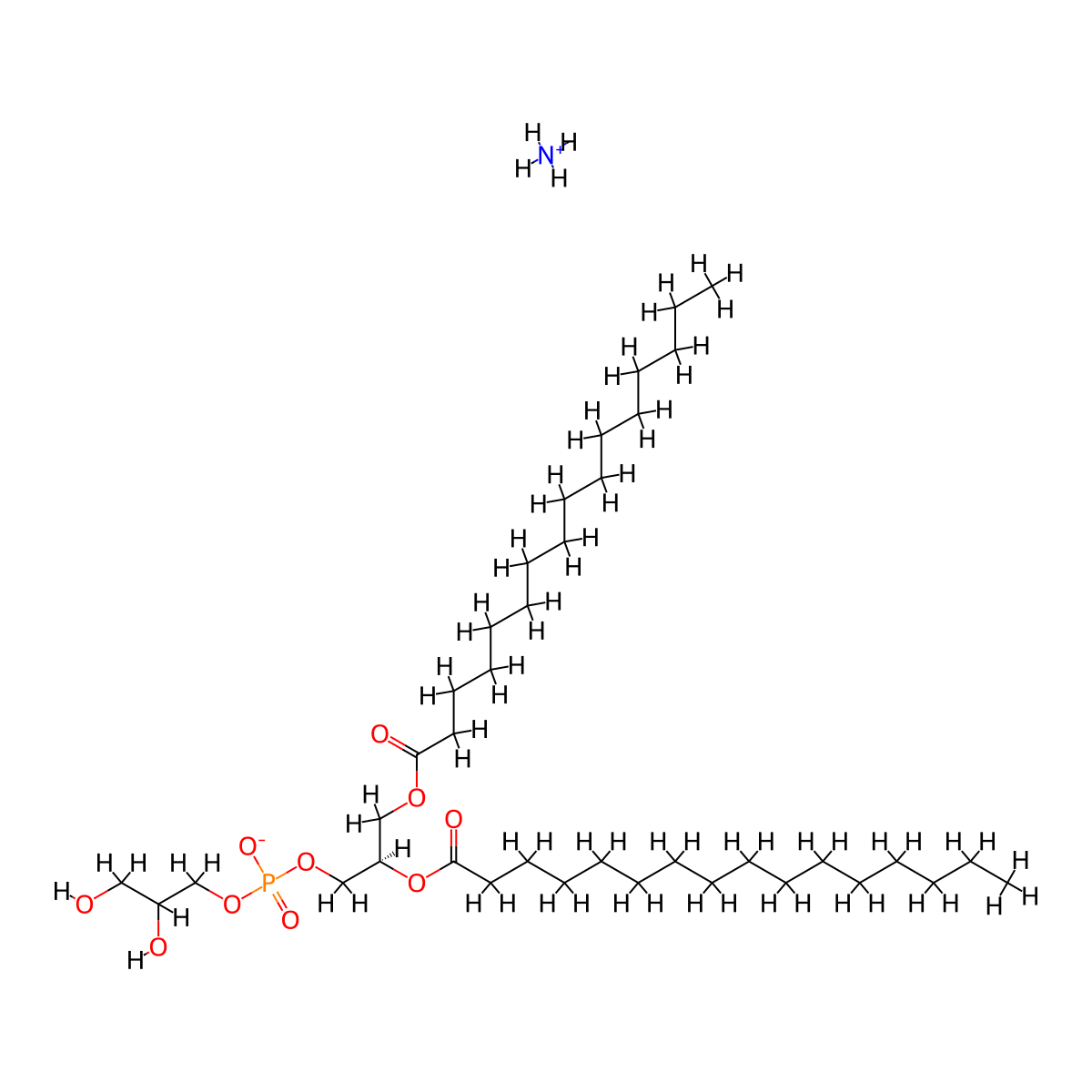 Dppg-NH4 molecular structure, CAS 1373168-73-0