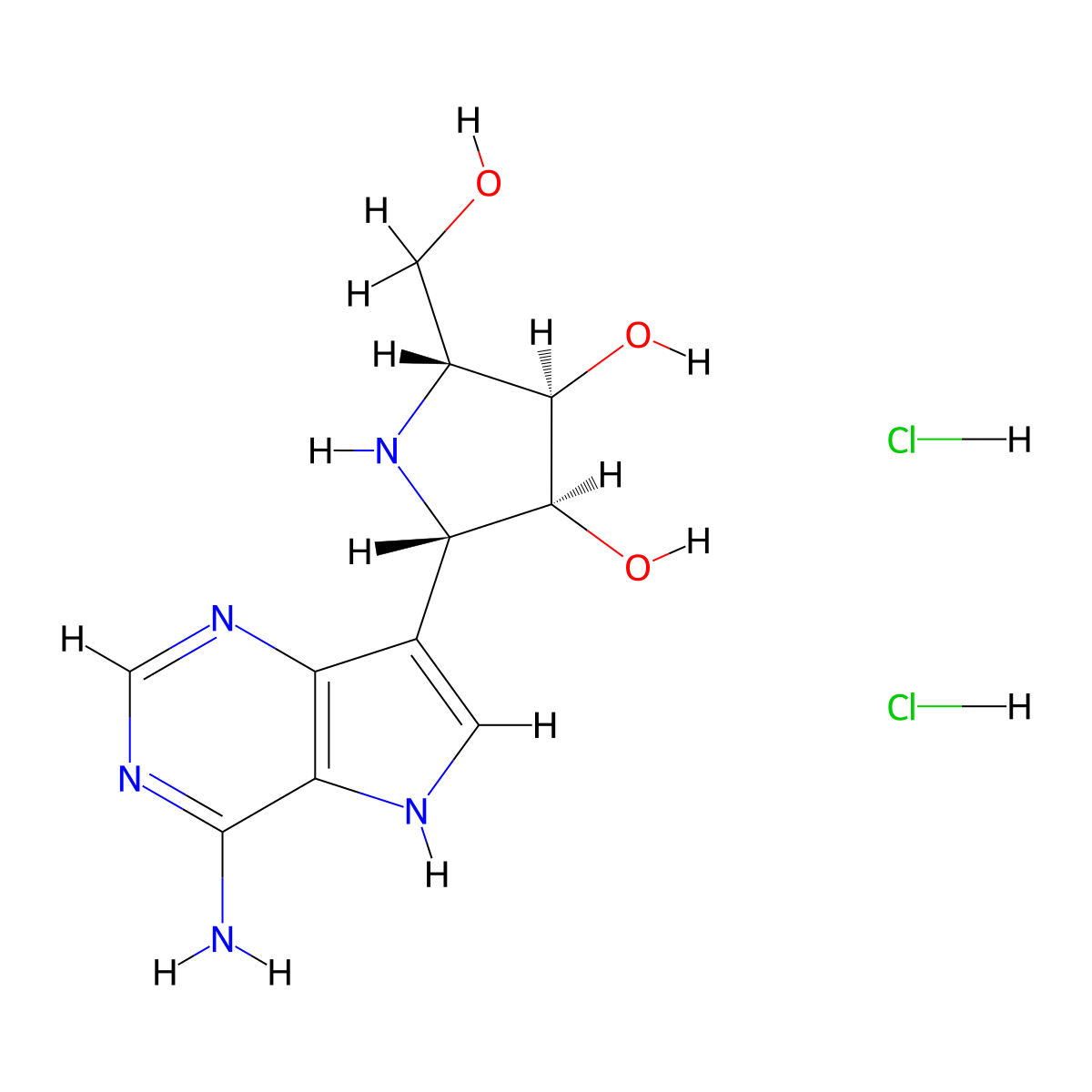 BCX-4430 dihydrochloride molecular structure, CAS 1373208-51-5
