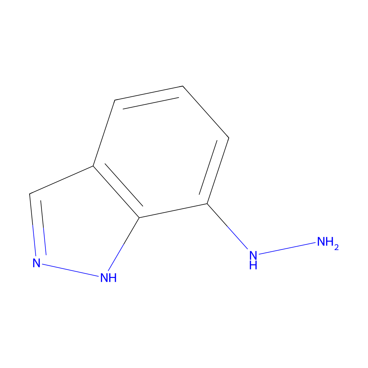 7-hydrazinyl-1H-indazole molecular structure, CAS 1373223-38-1