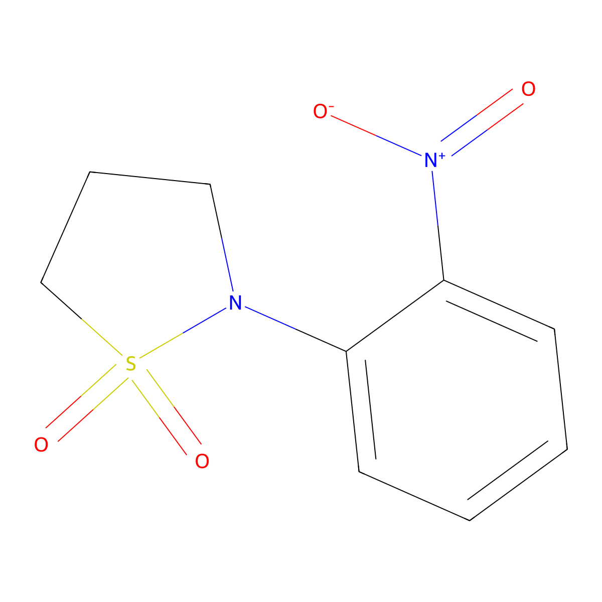 N-(2-Nitrophenyl)-1,3-propanesultam molecular structure, CAS 1373232-34-8