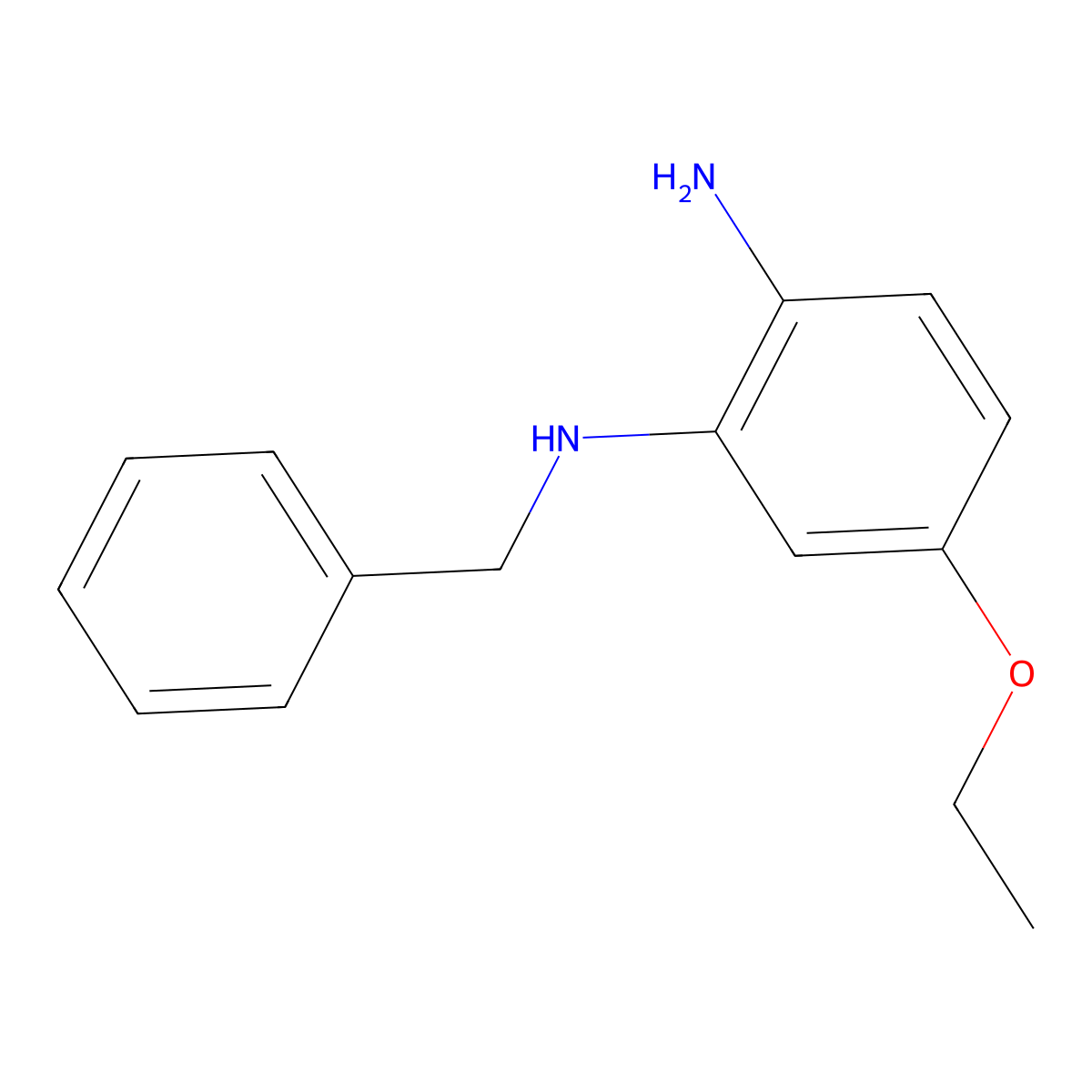 1-N-Benzyl-5-ethoxybenzene-1,2-diamine molecular structure, CAS 1373232-39-3