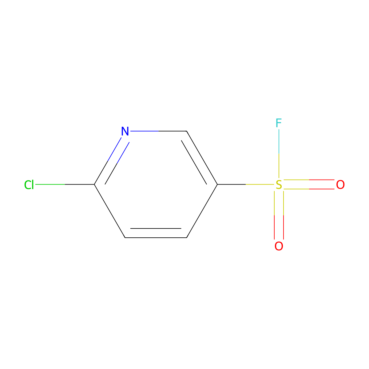 6-Chloropyridine-3-sulfonyl fluoride molecular structure, CAS 1373232-45-1