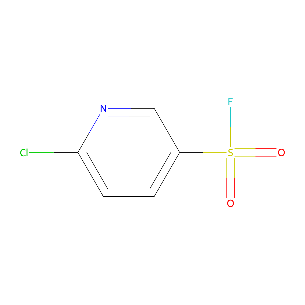 6-Chloropyridine-3-sulfonyl fluoride molecular structure, CAS 1373232-45-1