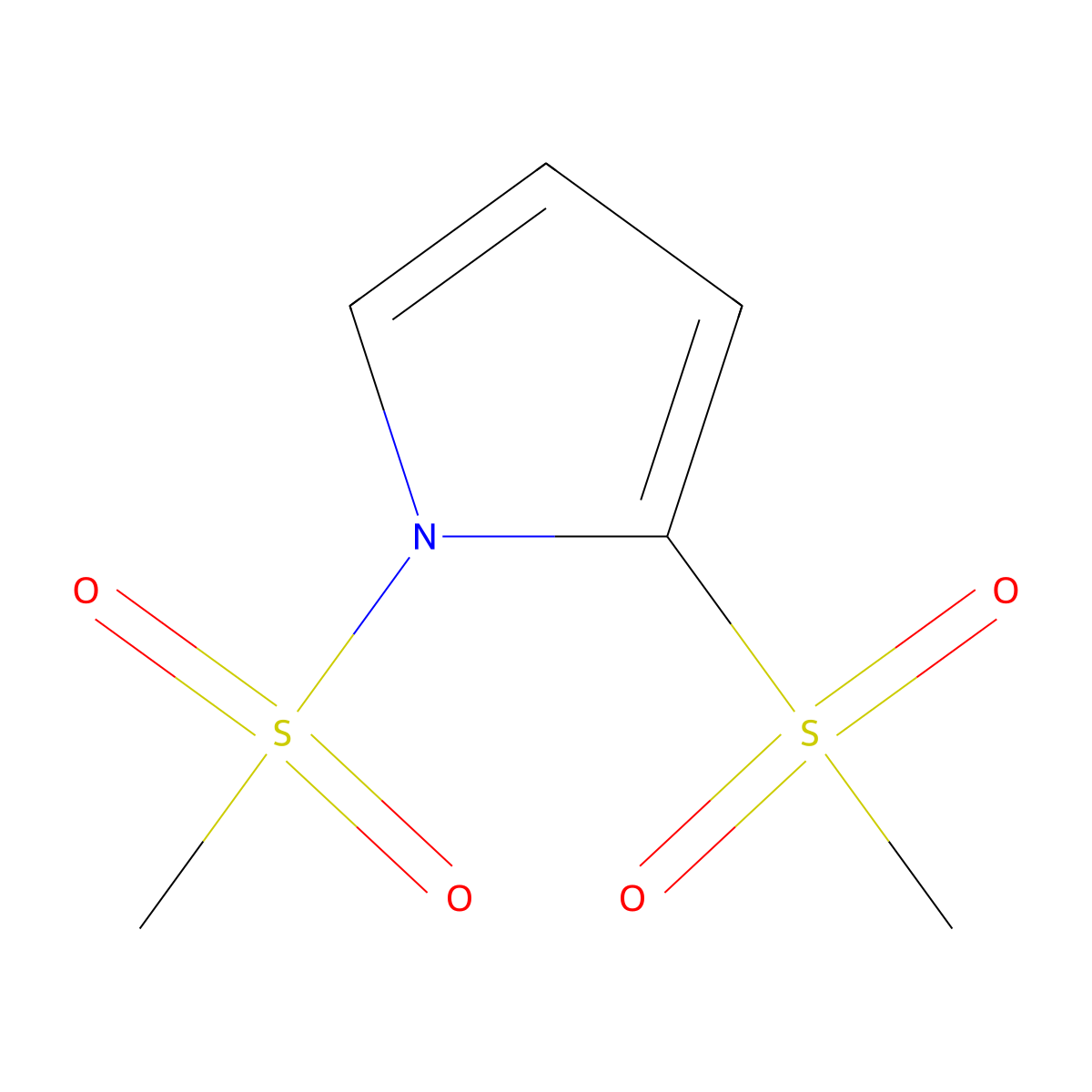 1,2-Dimethanesulfonylpyrrole molecular structure, CAS 1373232-67-7