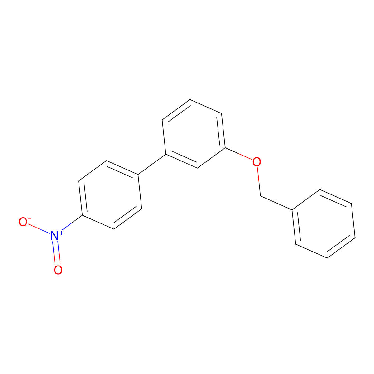 1-(Benzyloxy)-3-(4-nitrophenyl)benzene molecular structure, CAS 1373232-68-8