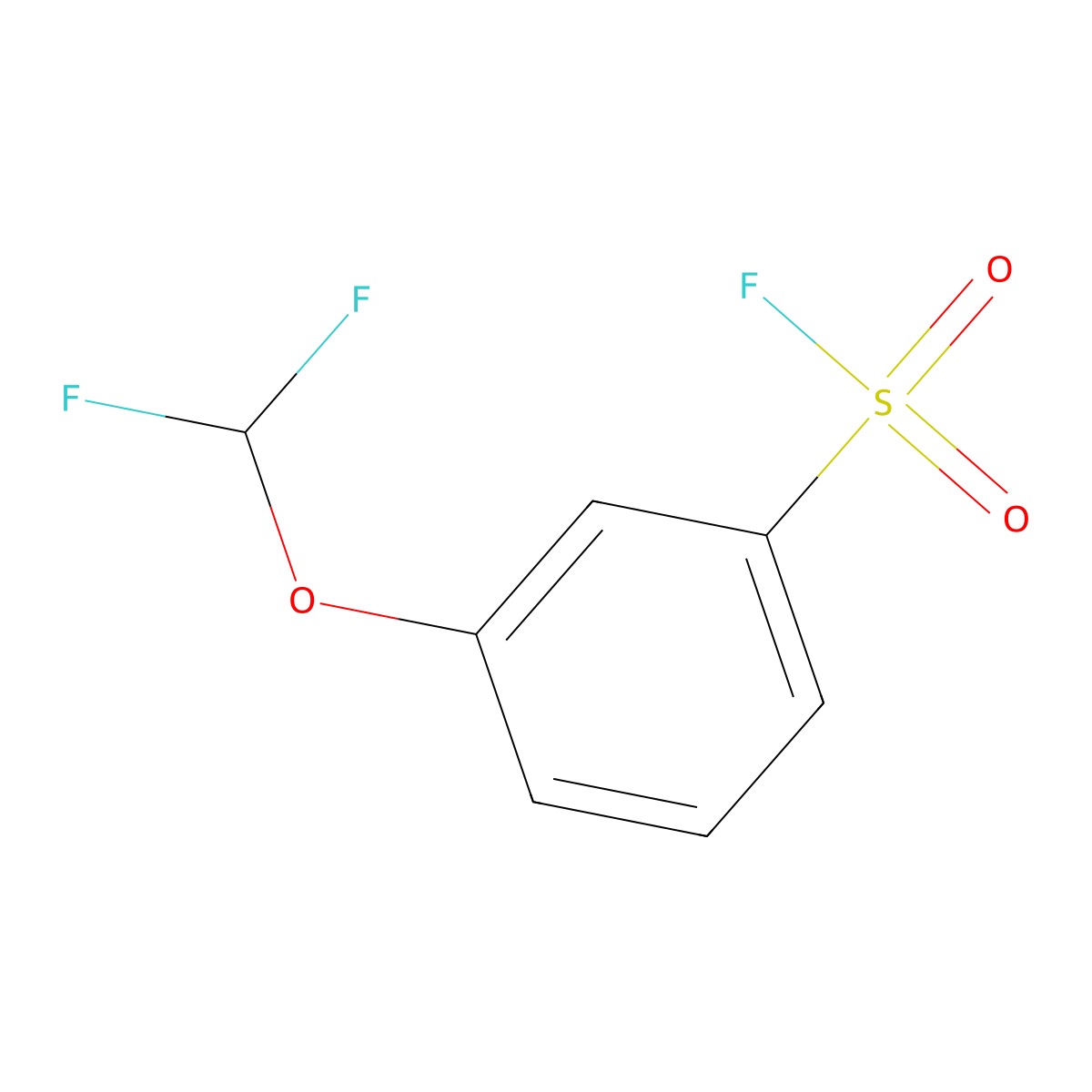 3-(Difluoromethoxy)benzene-1-sulfonyl fluoride molecular structure, CAS 1373232-91-7