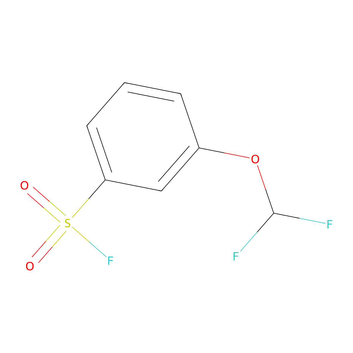3-(Difluoromethoxy)benzene-1-sulfonyl fluoride molecular structure, CAS 1373232-91-7