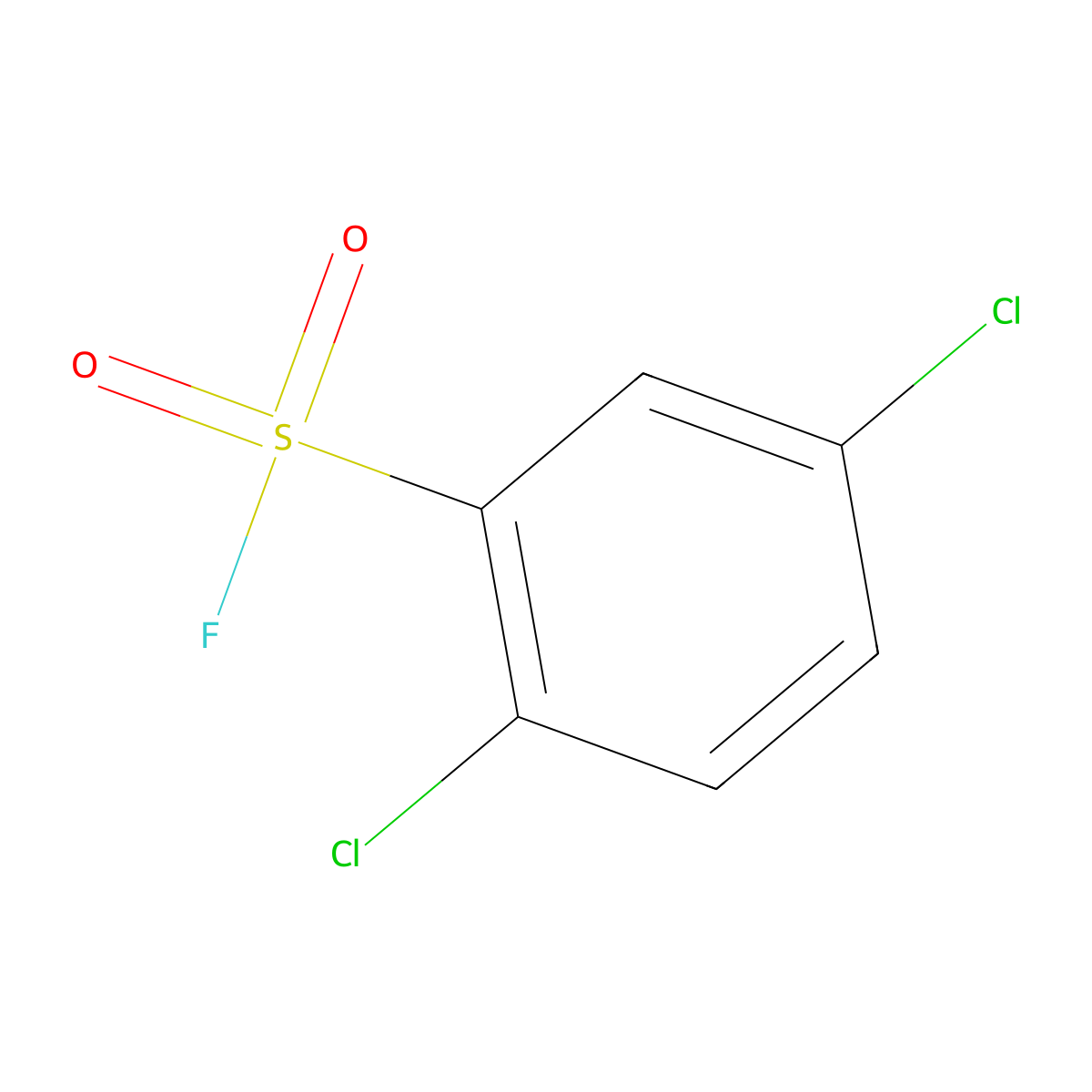 2,5-Dichlorobenzenesulfonyl fluoride molecular structure, CAS 1373233-39-6