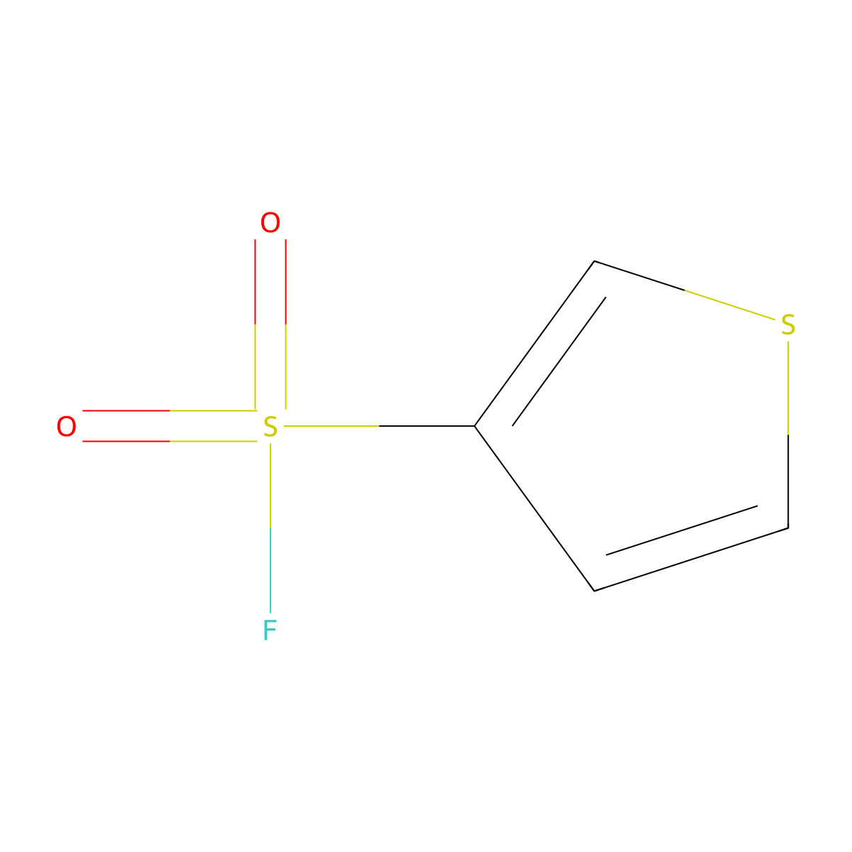 Thiophene-3-sulfonyl fluoride molecular structure, CAS 1373233-44-3