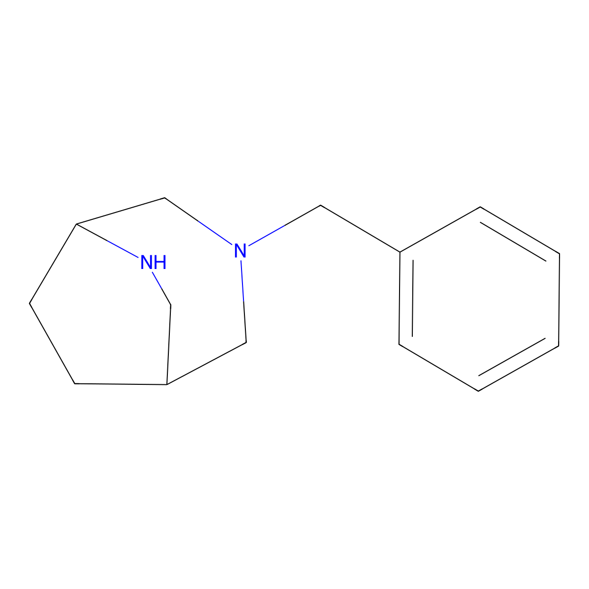 3-Benzyl-3,6-diazabicyclo[3.2.2]nonane molecular structure, CAS 1373273-51-8
