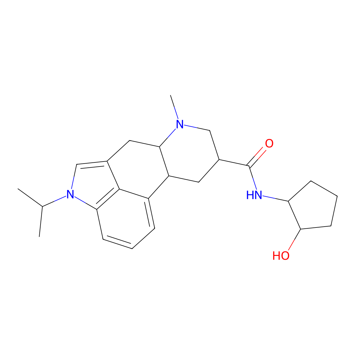 LY-215,840 molecular structure, CAS 137328-52-0