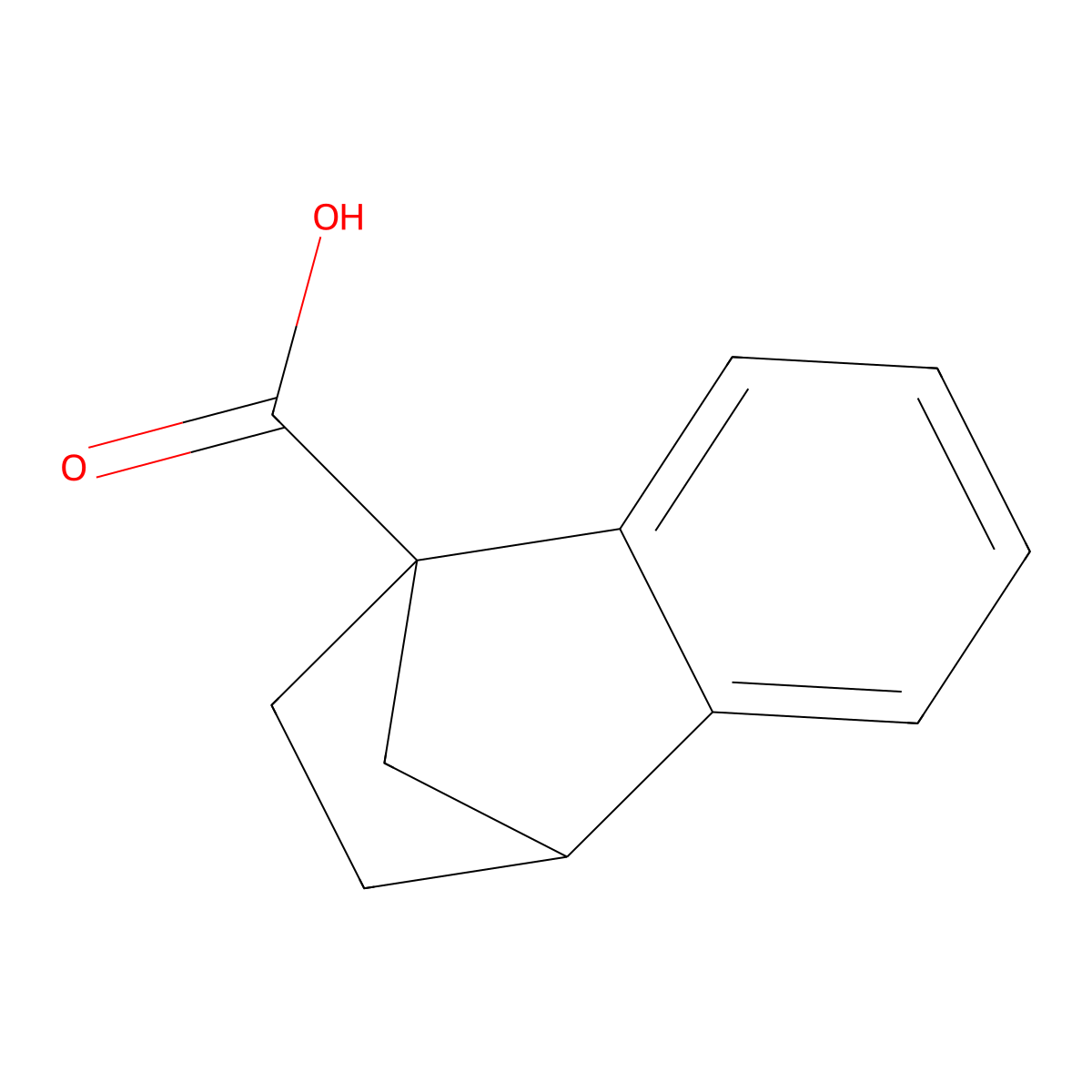 Tricyclo[6.2.1.0,2,7]undeca-2,4,6-triene-1-carboxylic acid molecular structure, CAS 13733-46-5