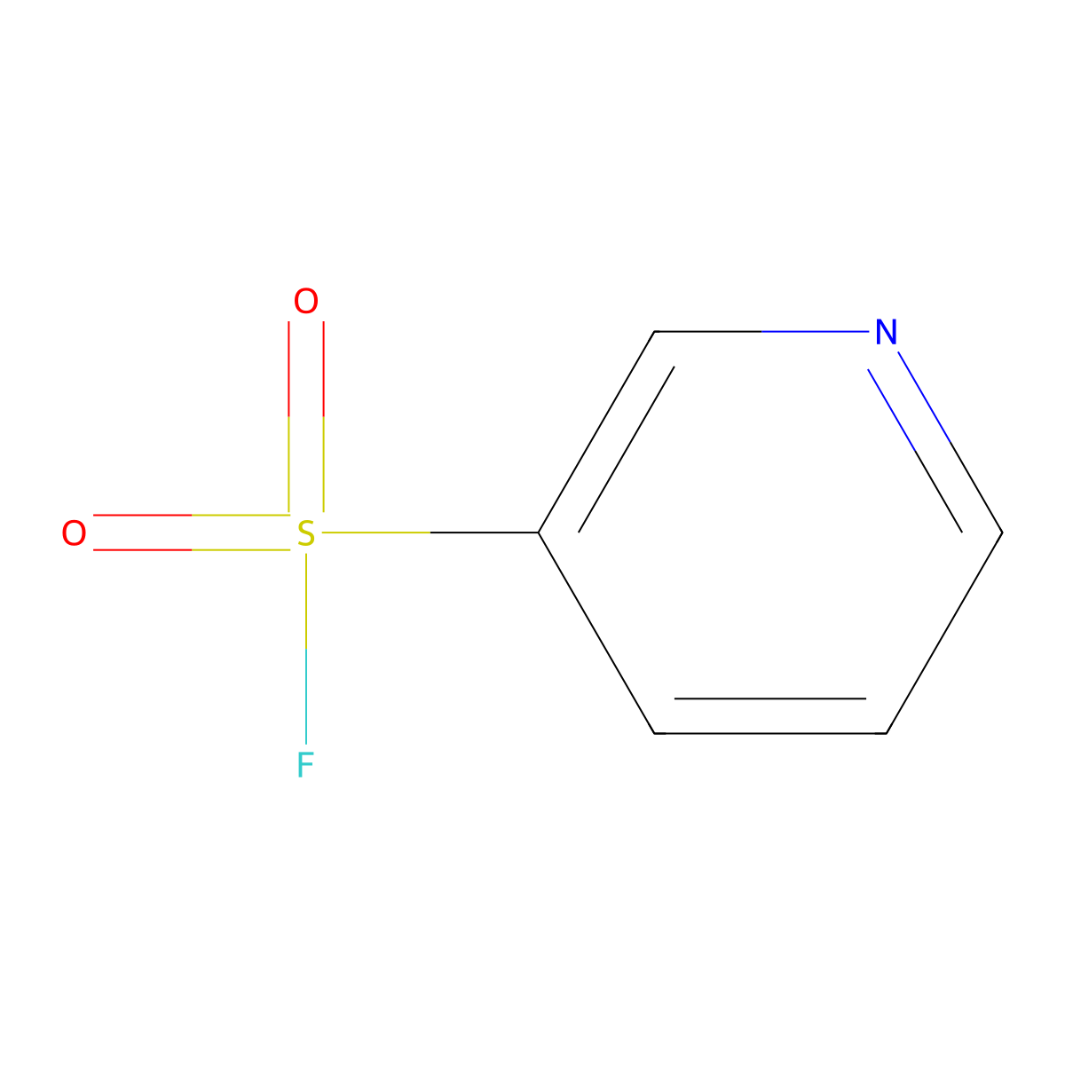 Pyridine-3-sulfonyl fluoride molecular structure, CAS 1373307-61-9