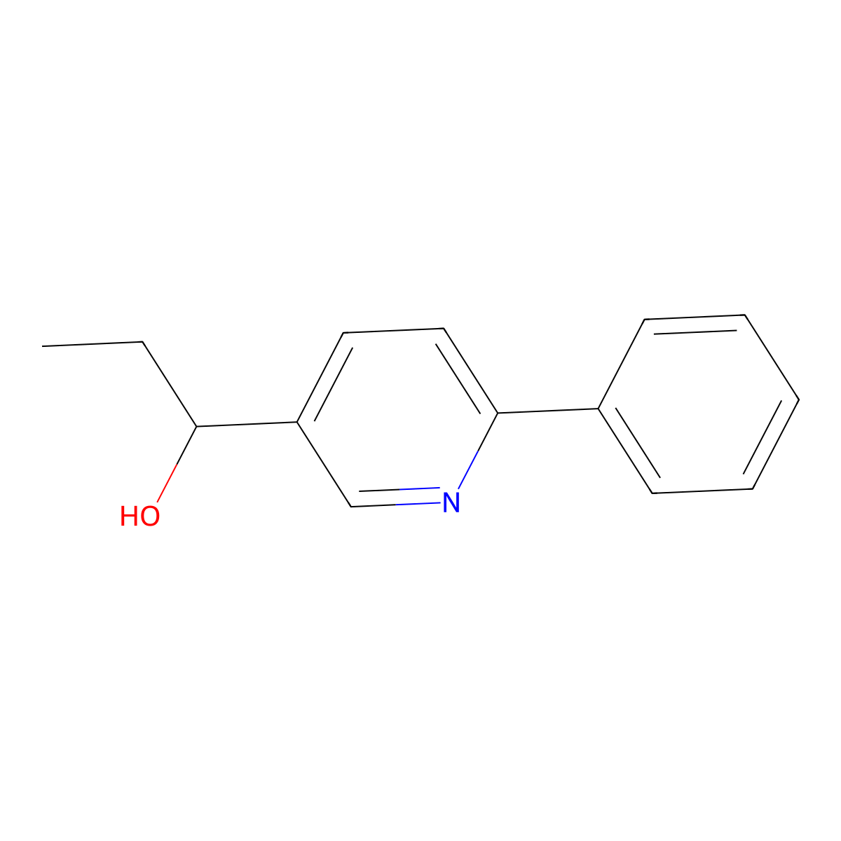 1-(6-Phenylpyridin-3-yl)propan-1-ol molecular structure, CAS 1373311-12-6