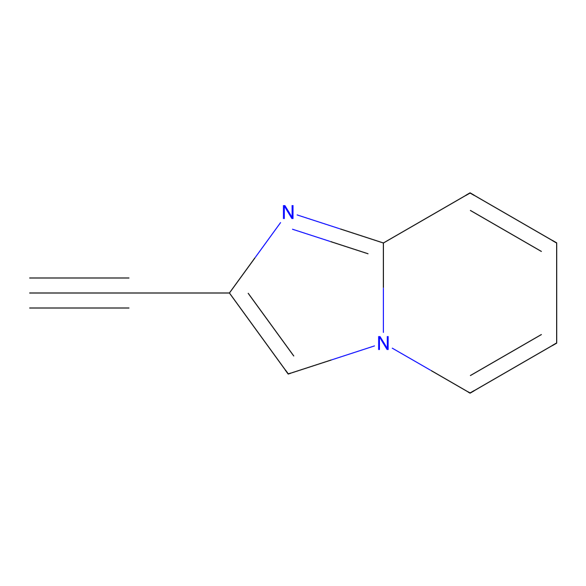 2-Ethynylimidazo[1,2-a]pyridine molecular structure, CAS 1373337-88-2