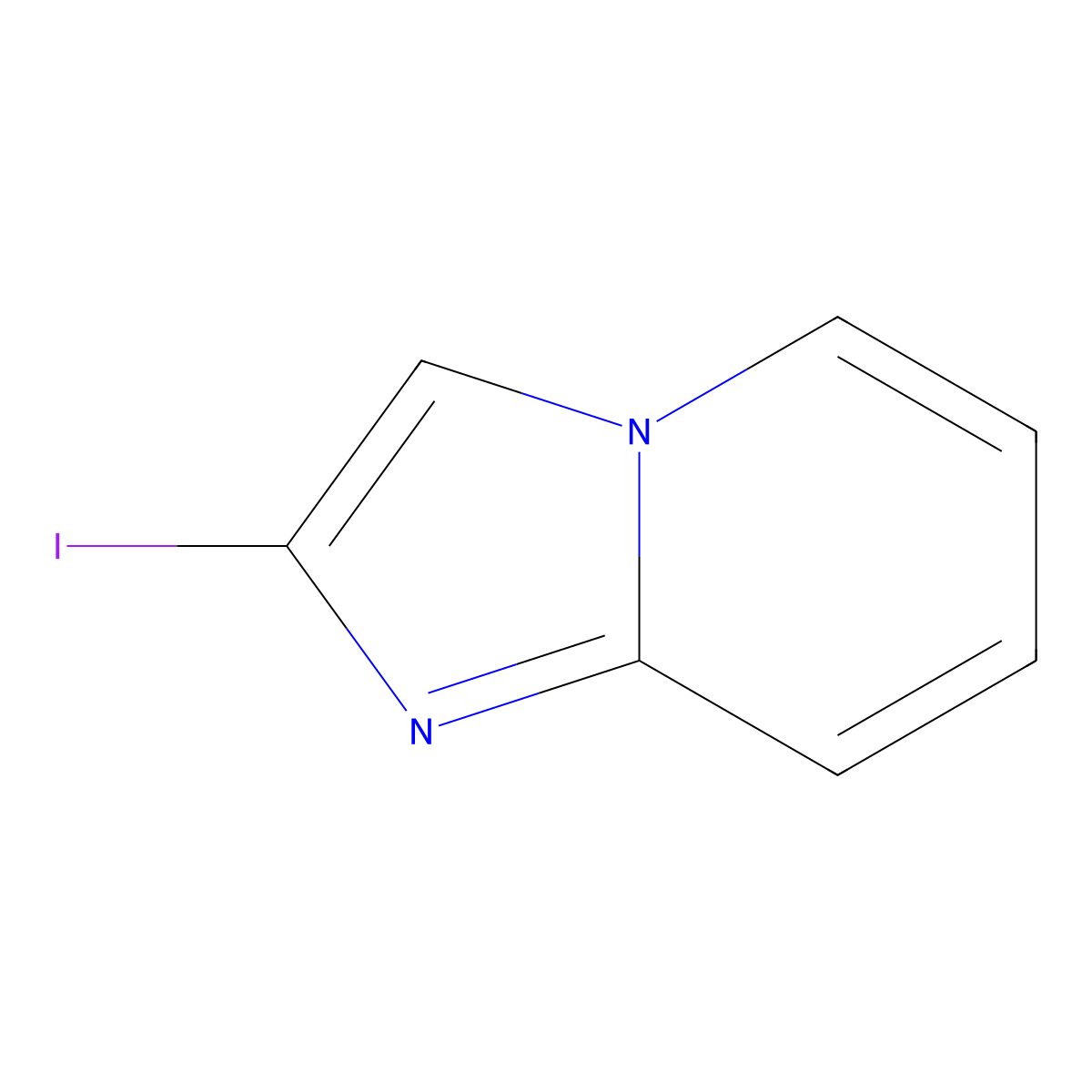 2-Iodoimidazo[1,2-a]pyridine molecular structure, CAS 1373338-15-8