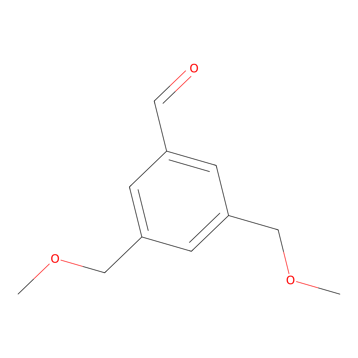 3,5-Bis(methoxymethyl)benzaldehyde molecular structure, CAS 137334-70-4