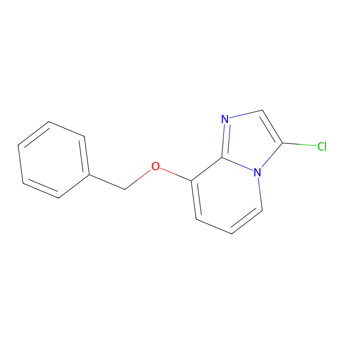 8-(Benzyloxy)-3-chloroimidazo[1,2-a]pyridine molecular structure, CAS 1373350-40-3