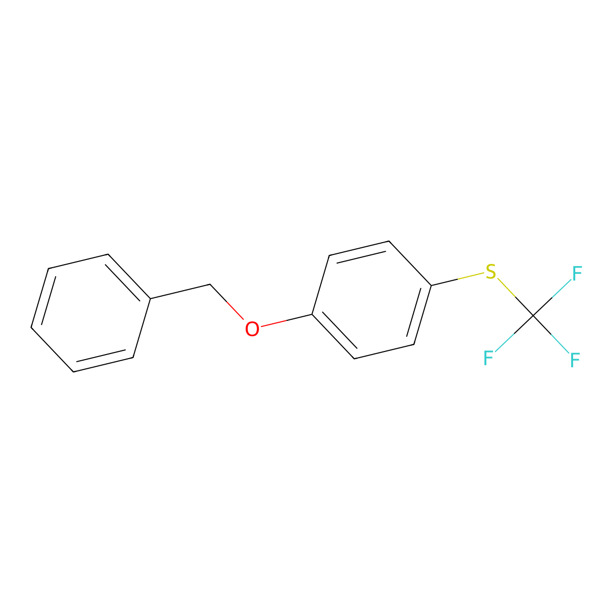 1-(Benzyloxy)-4-(trifluoromethylthio)benzene molecular structure, CAS 1373406-47-3