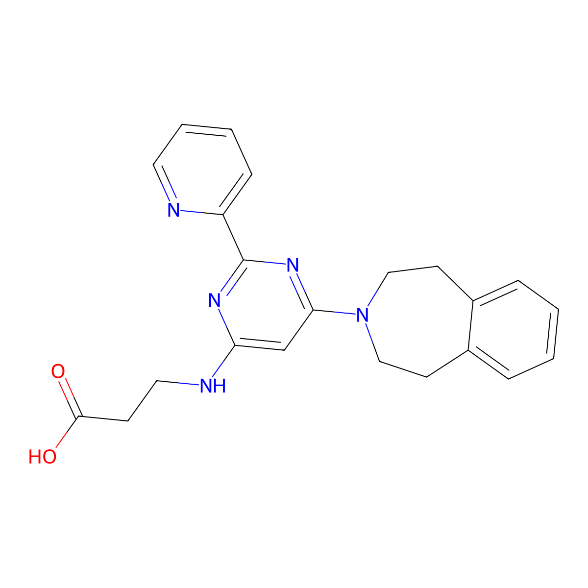 Gsk-J1 molecular structure, CAS 1373422-53-7