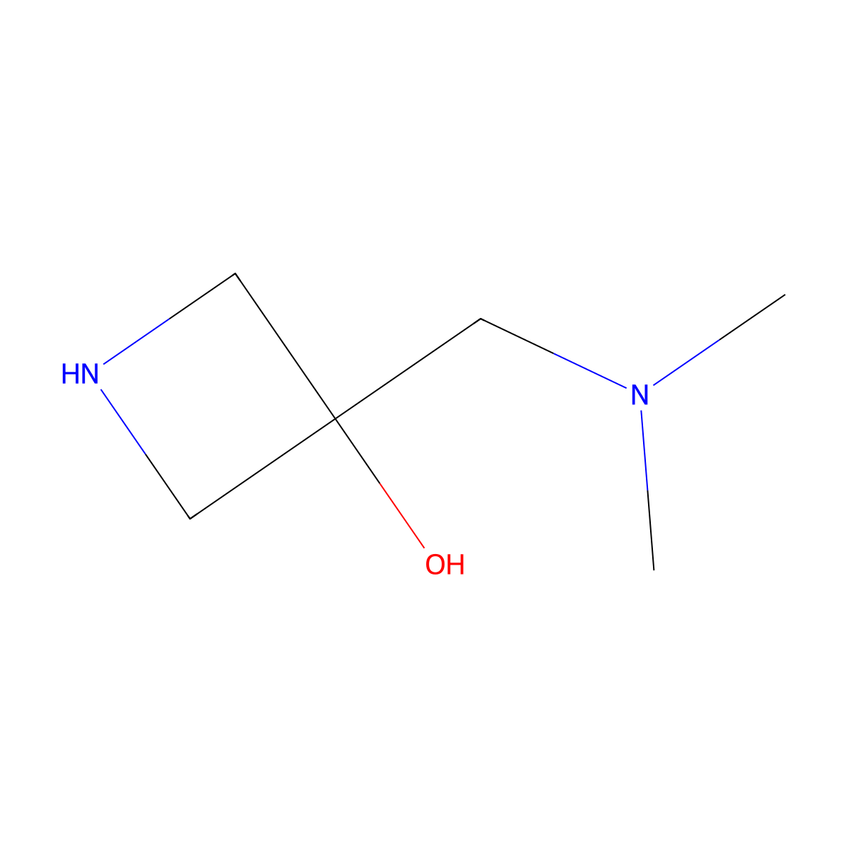 3-[(Dimethylamino)methyl]azetidin-3-ol molecular structure, CAS 1373446-64-0