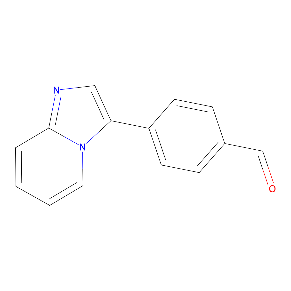 4-(Imidazo[1,2-A]pyridin-3-YL)benzaldehyde molecular structure, CAS 1373494-41-7