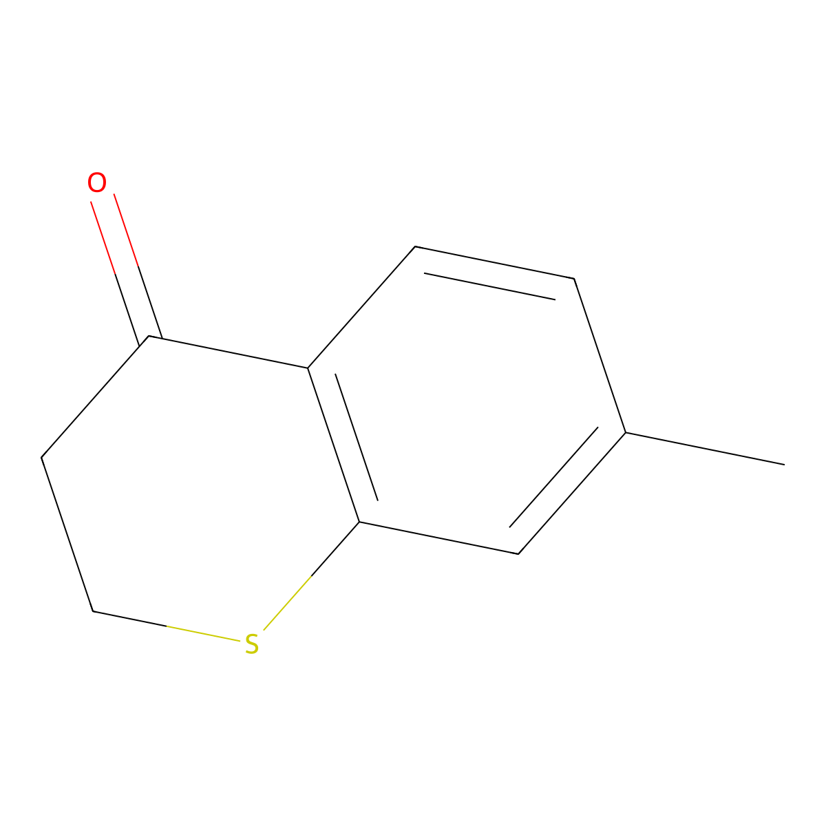7-Methylthiochroman-4-one molecular structure, CAS 13735-18-7