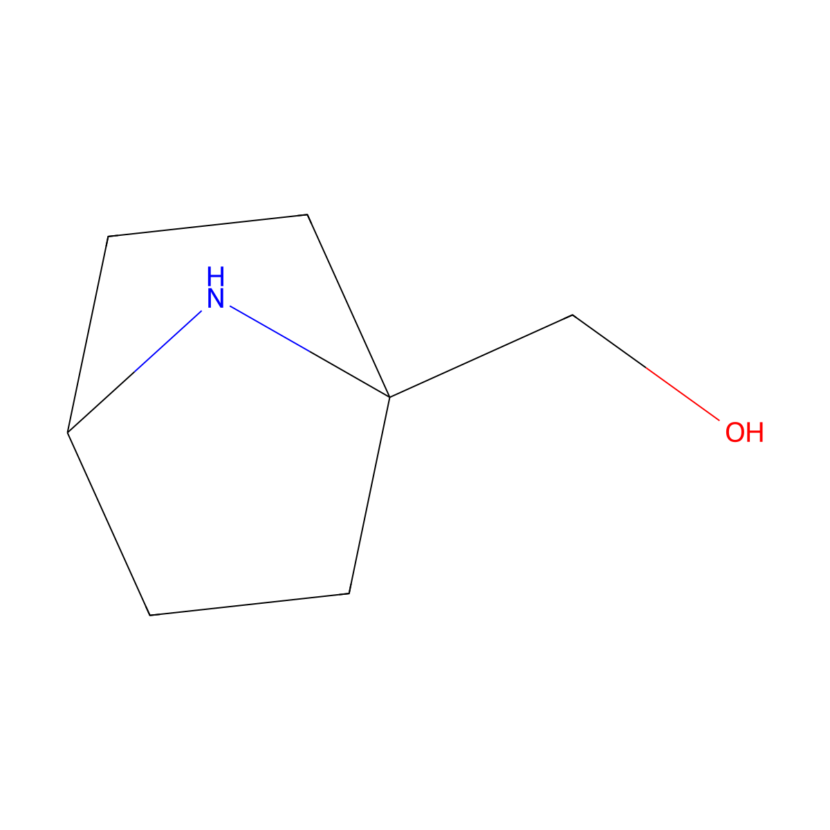 7-Azabicyclo[2.2.1]heptan-1-ylmethanol molecular structure, CAS 1373504-13-2