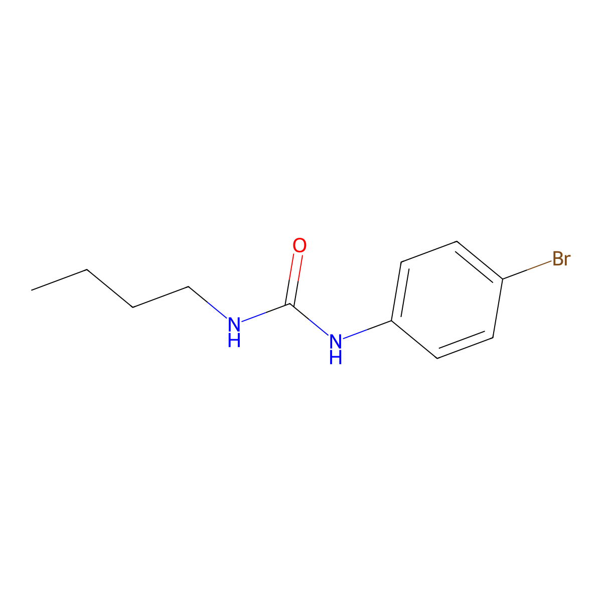 1-(4-Bromophenyl)-3-butylurea molecular structure, CAS 137351-54-3